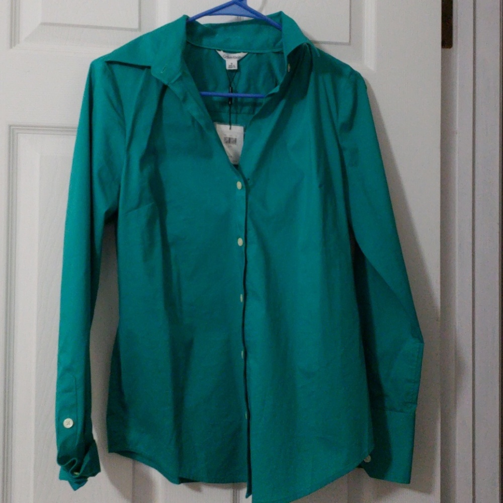 Calvin Klein button down blouse